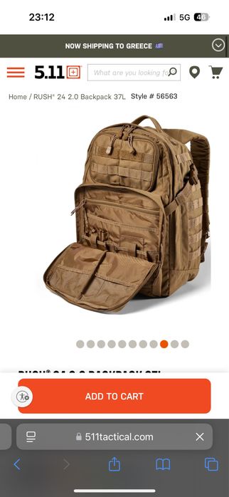 Rucsac 5.11 Rush 24 2.0 37L Kangaroo