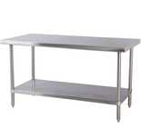 Mese din inox cu rebord 120,140,160,180,200x70x85,transport gratuit