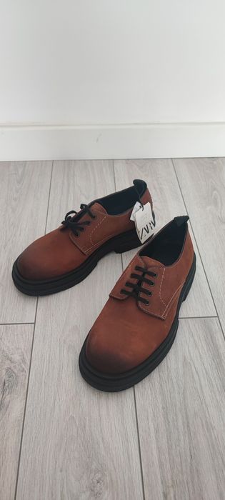 Pantofi bărbați din piele Zara