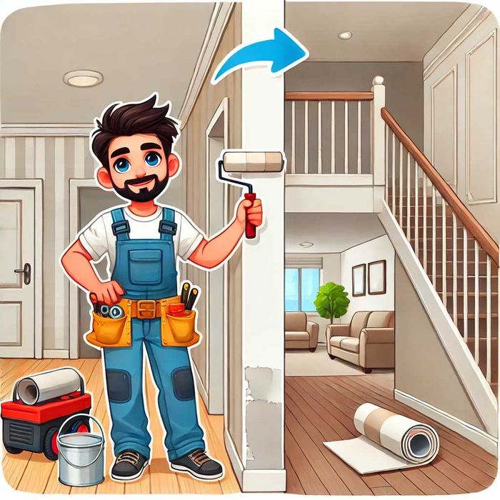 Частный мастер по ремонту квартир и подъездов!