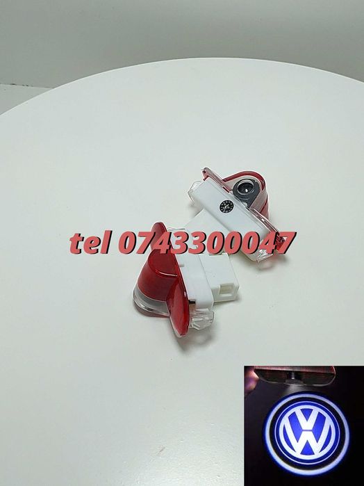 Set 2 Proiectoare Logo Pt Vw Golf 4 Boratouranpolocaddy