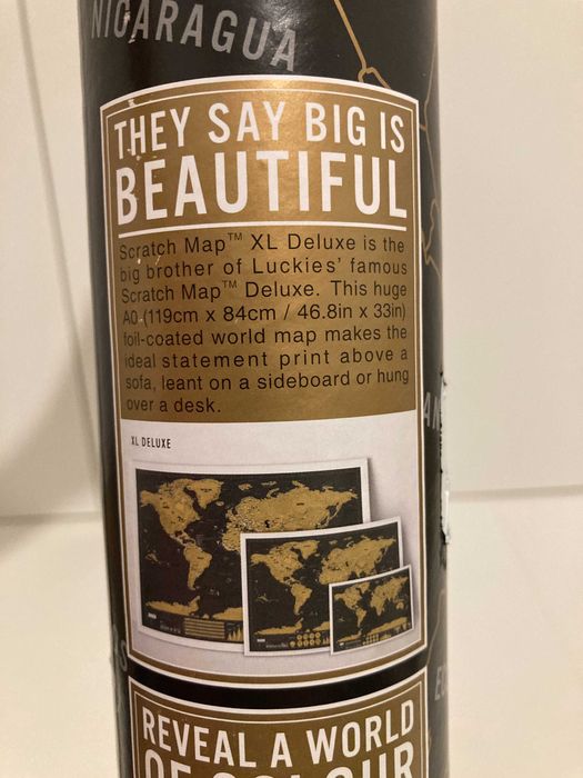 Harta lumii razuibila XL Deluxe Edition