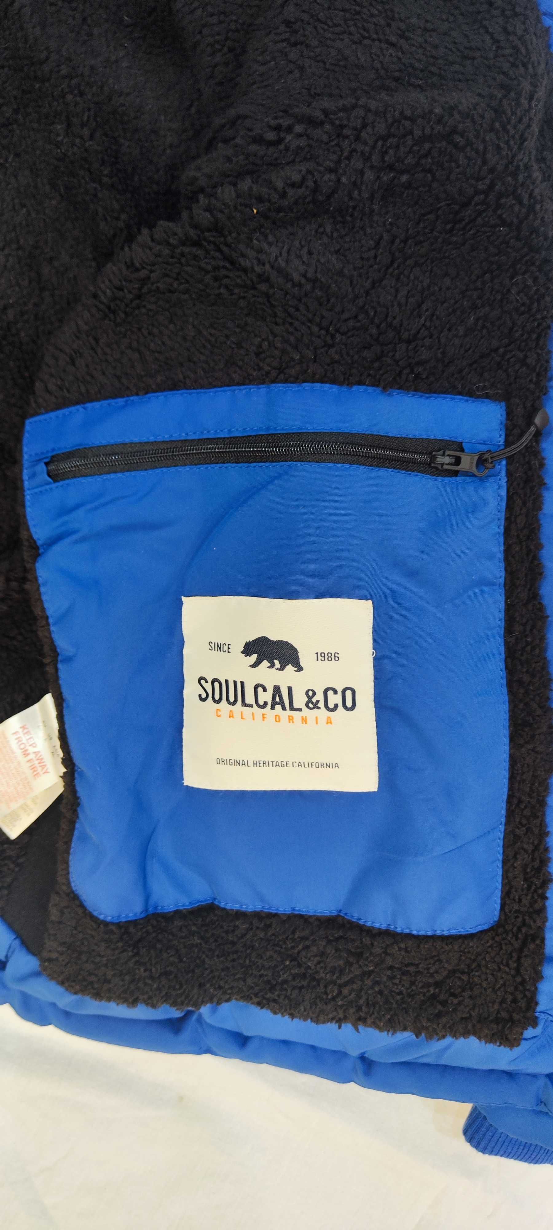 Мужская очень теплая куртка от бренда SoulCal