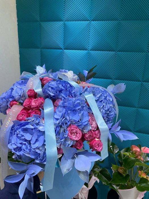 Goztenziya jivoy tabiy buket gullar