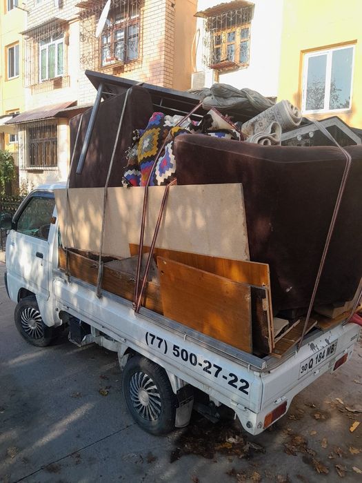 Вывоз мусор строй мусор чикинди олиб кетиш