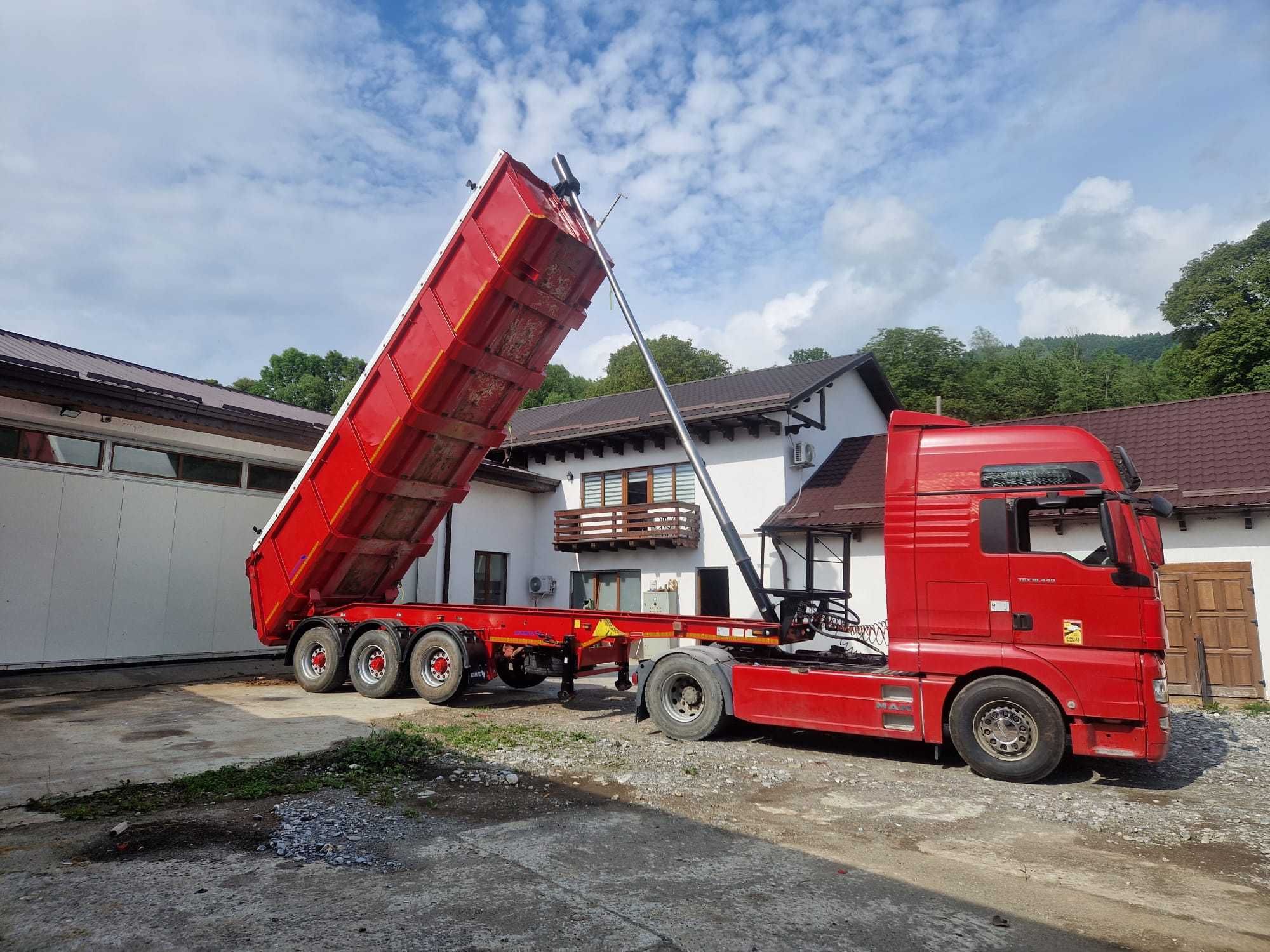 Inchiriez camion si trailer