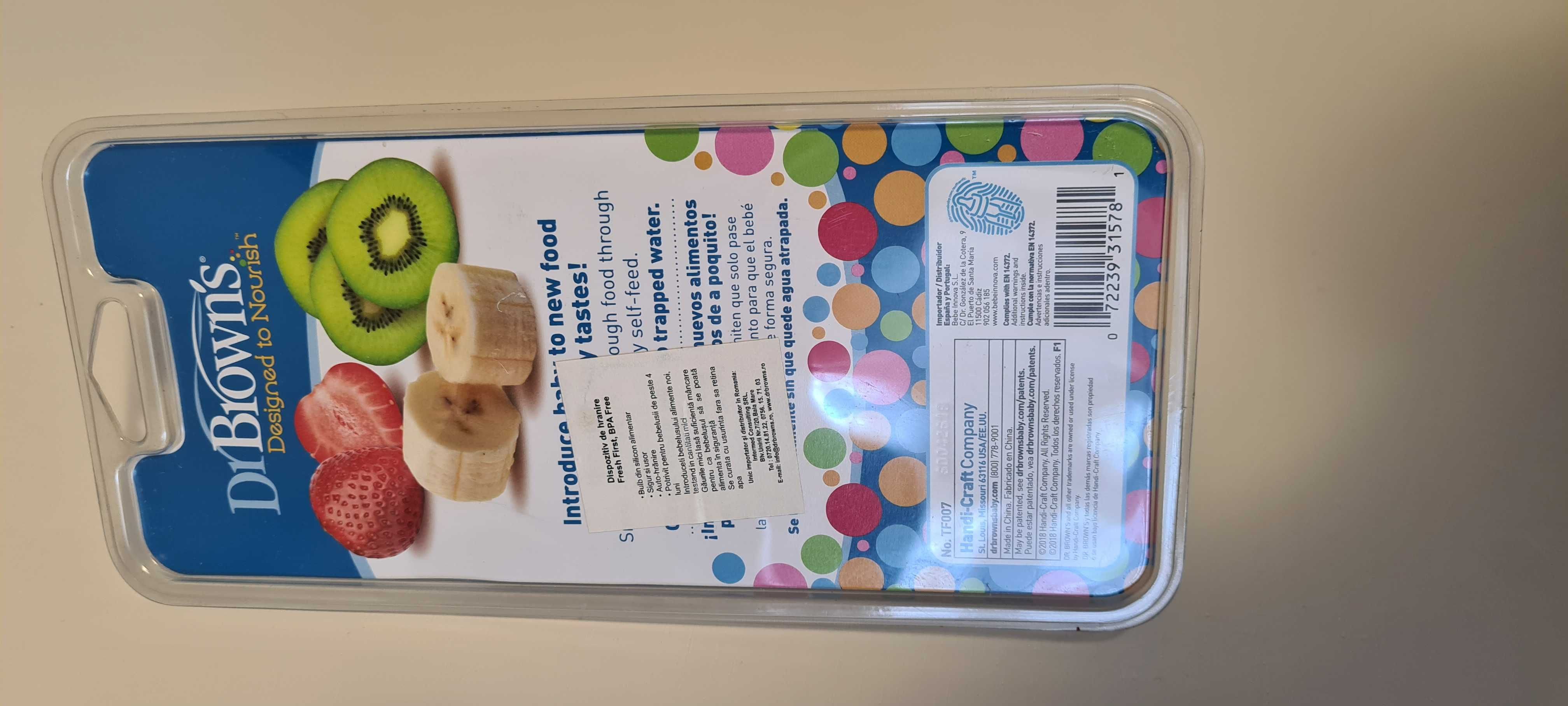 Dispozitiv de hrănire Fresh First, Dr. Brown's, sigilat