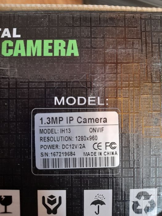 Cameră supraveghere IP 1.3MP NOUĂ!!!