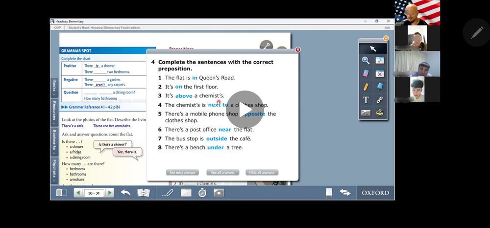 Репетитор английского для начинающих / Онлайн занятия