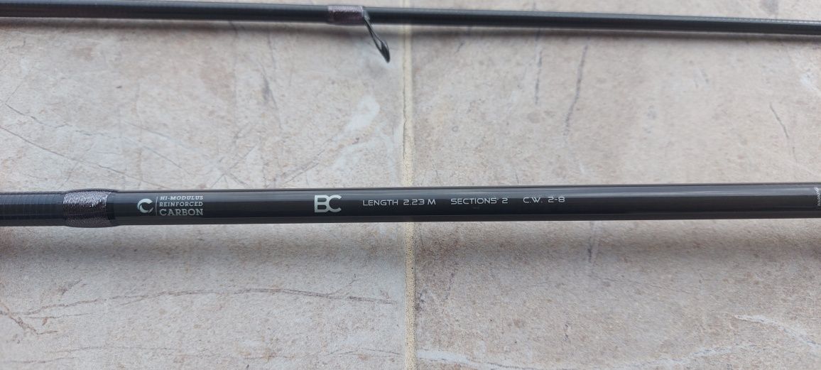Спининг въдица Mikado black crystal 2-8, 2.23, extra fast, fuji