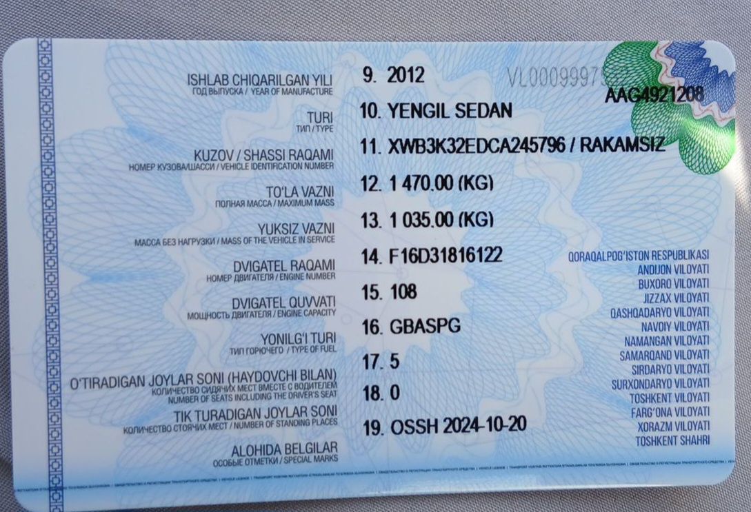 Nexia 1.6 Don's probeg 172 000 km sotoladi