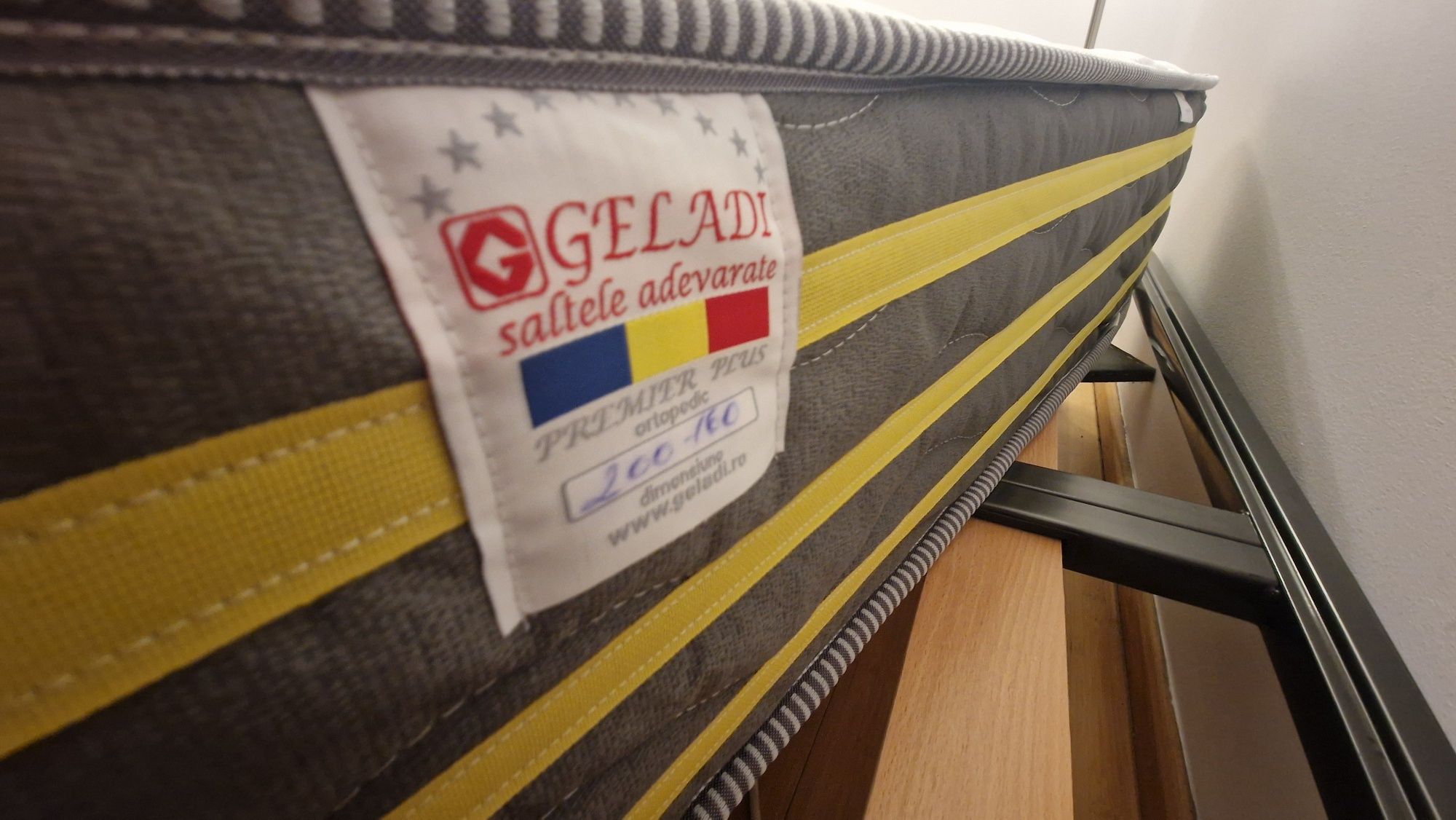 Saltea NOUA tare ortopedica Premier Plus 160x200 | Geladi
