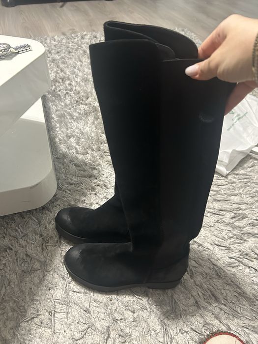 Cizme din piele intoarsa Musette