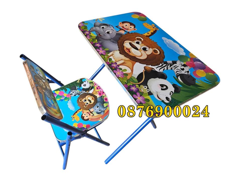 ПРОМО! Детска масичка със столче ПЕПА ПИГ  Маса със стол Pepa Pig