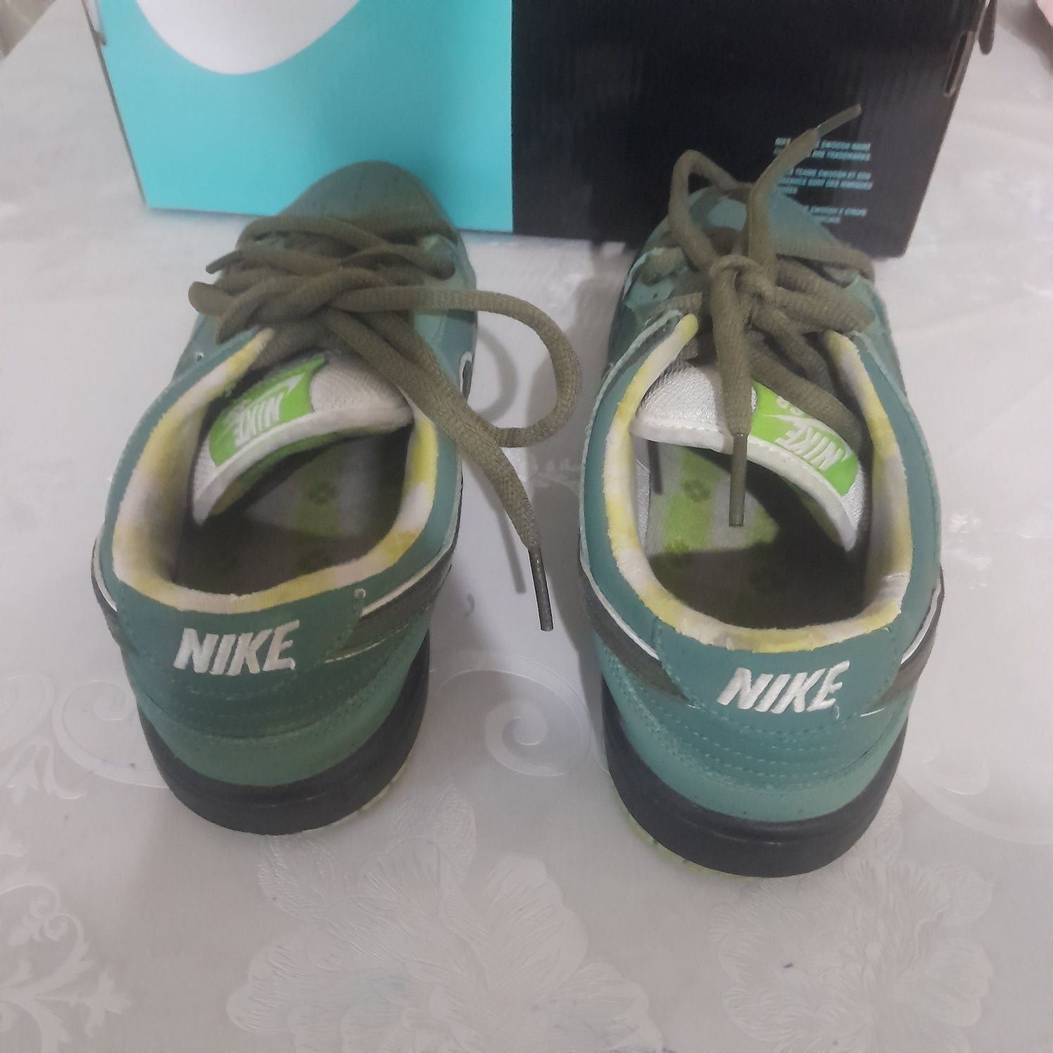 Кроссовки Nike SB dunk low pro green lobster