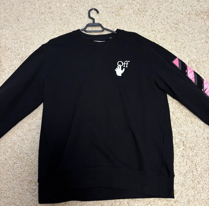 Off-White Marker Slim Sweater 'Black'