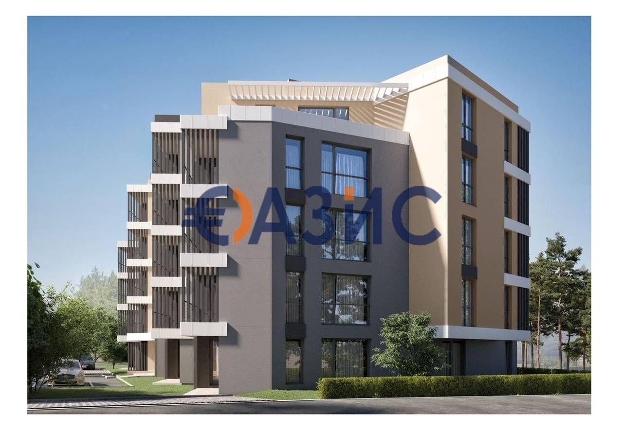 Двустаен апартамент в строяща се жилищна сграда на първа линия в Равда