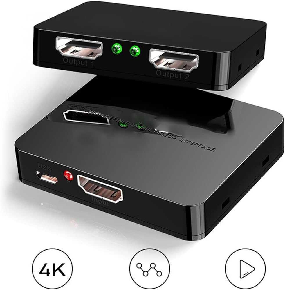 HDMI 4K сплитер 1 към 2