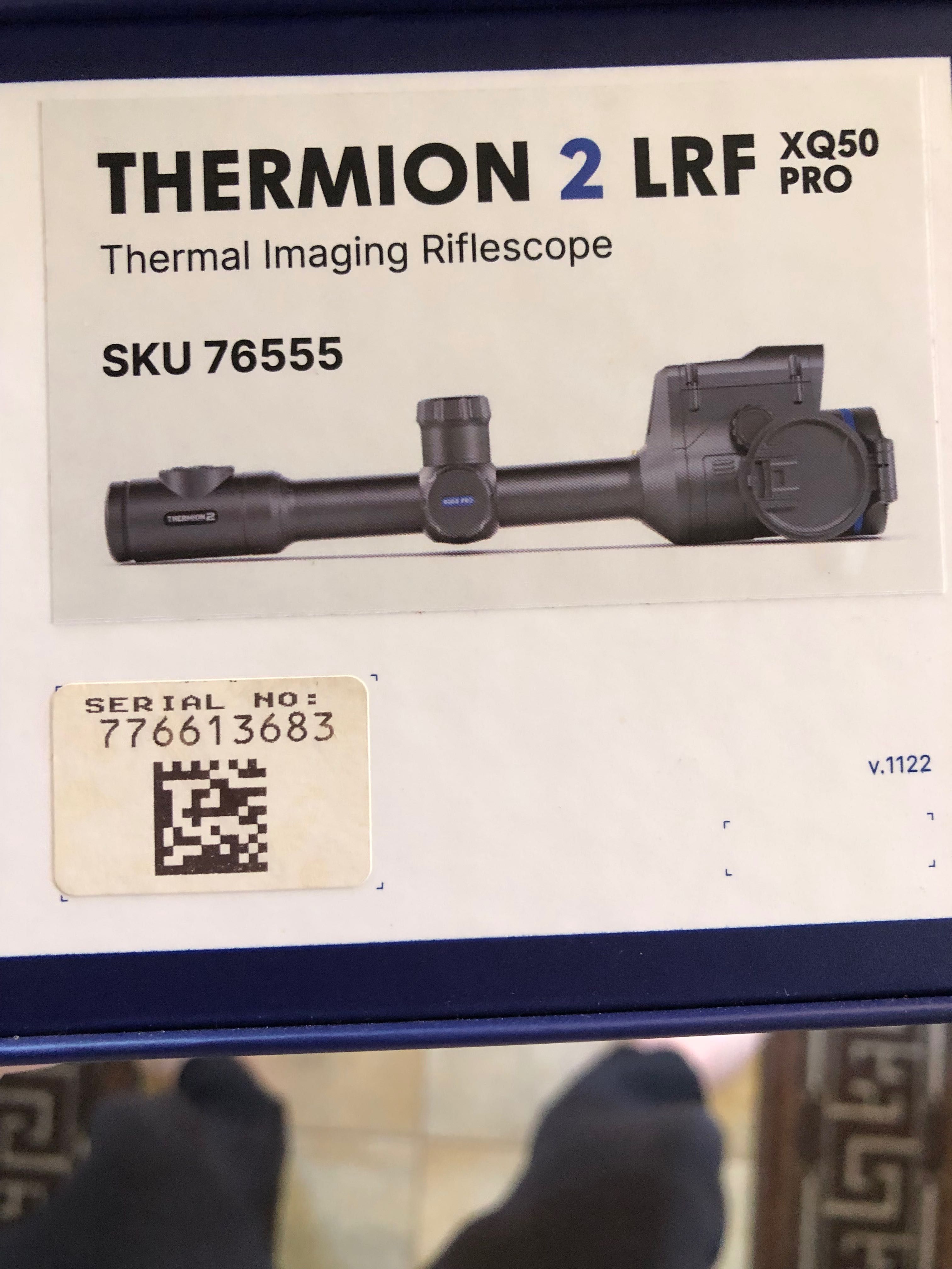 Термален прицел Pulsar Thermion 2 LRF XQ50 Pro
