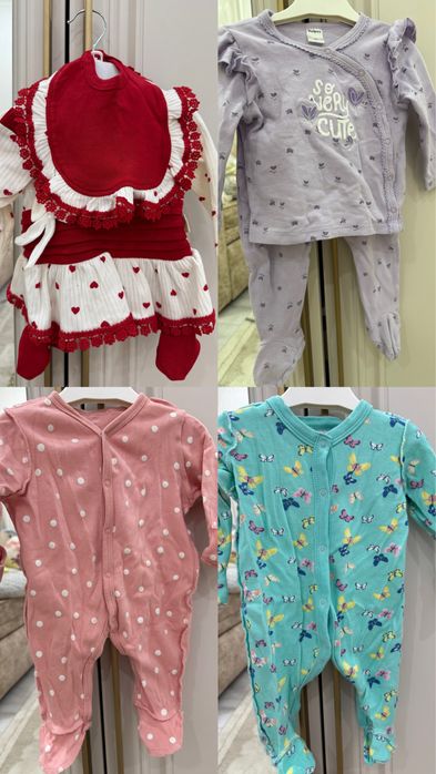 Одежда для девочки 1-3 месяца