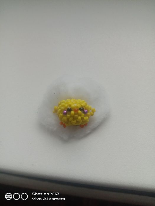 Цыпленок из бисера
