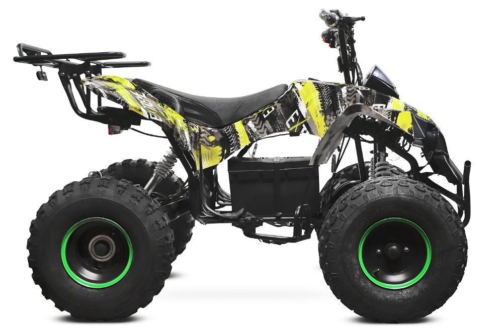 ATV electric Eco Warrior 1000W 48V 20Ah cu DIFERENTIAL #Verde Grafiti