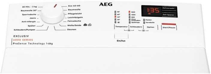 Пералня горно зареждане AEG  LTR6E40269 6кг