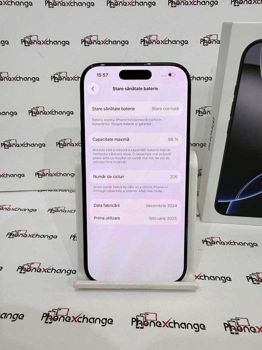 iPhone 16 Pro Black Neverlocked 512GB Impecabil