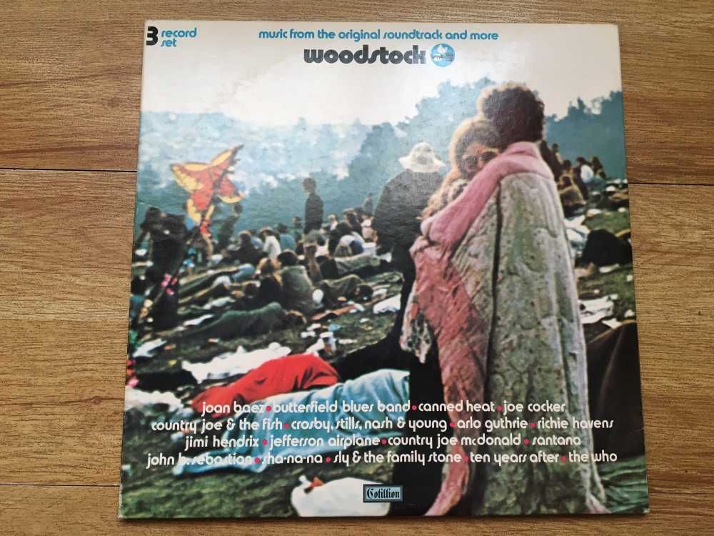 WOODSTOCK - Music from the original soundtrack ( 3 viniluri, 1970,USA)