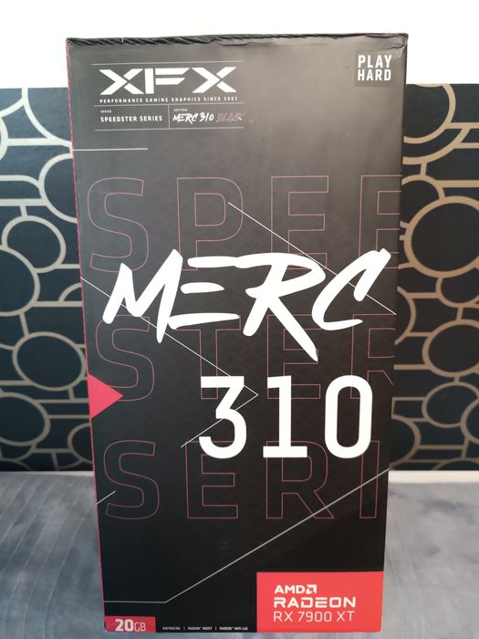 Placa video XFX Radeon RX 7900 XT SPEEDSTER MERC 310 BLACK EDITION 20G