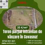 Teren parțial intravilan de vânzare în Covasna!