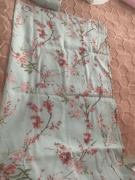 Draperie bumbac model Cherry flower