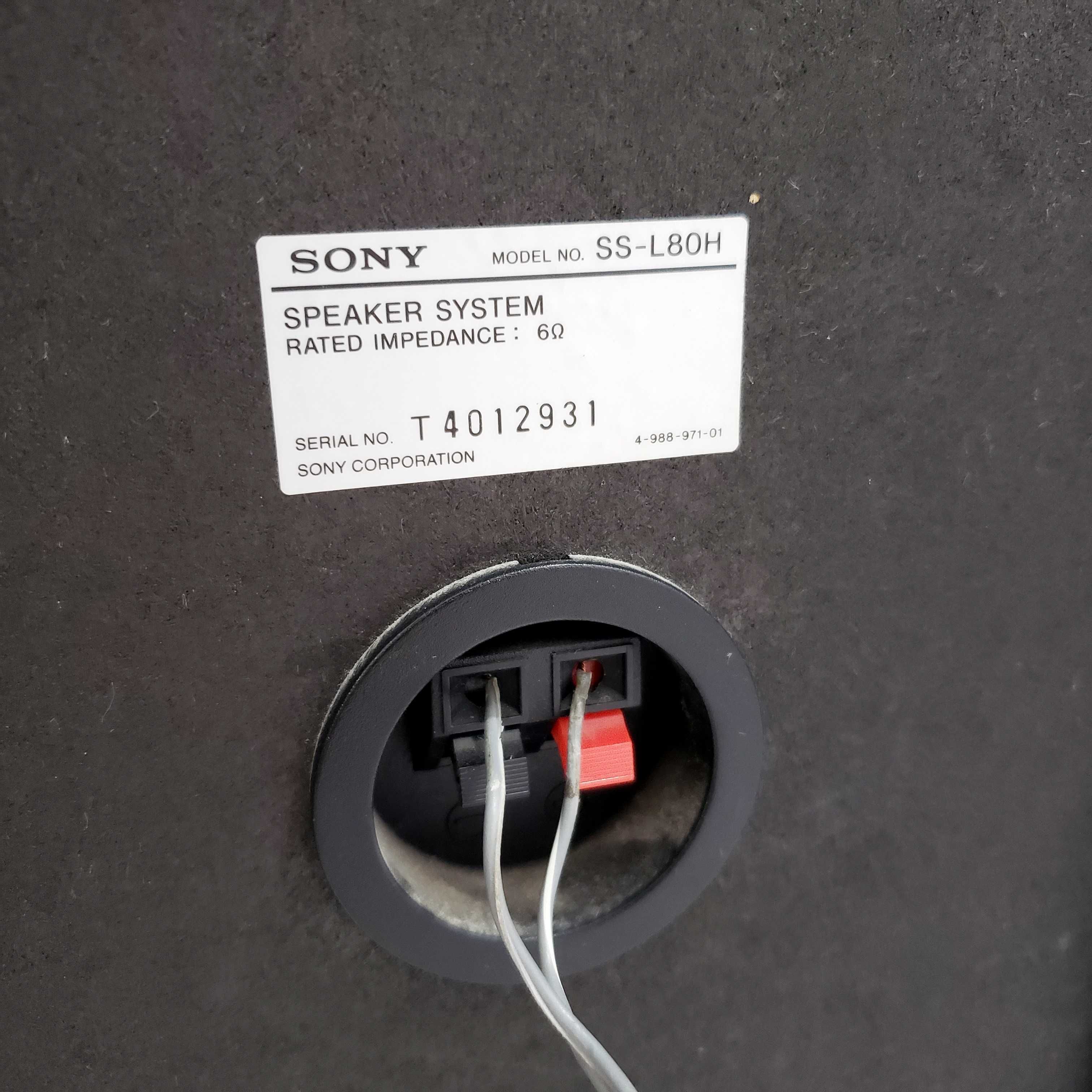SONY RX70 L80H Уредба Аудиосистема Дек Касетофон Тонколони Диск 6ohm
