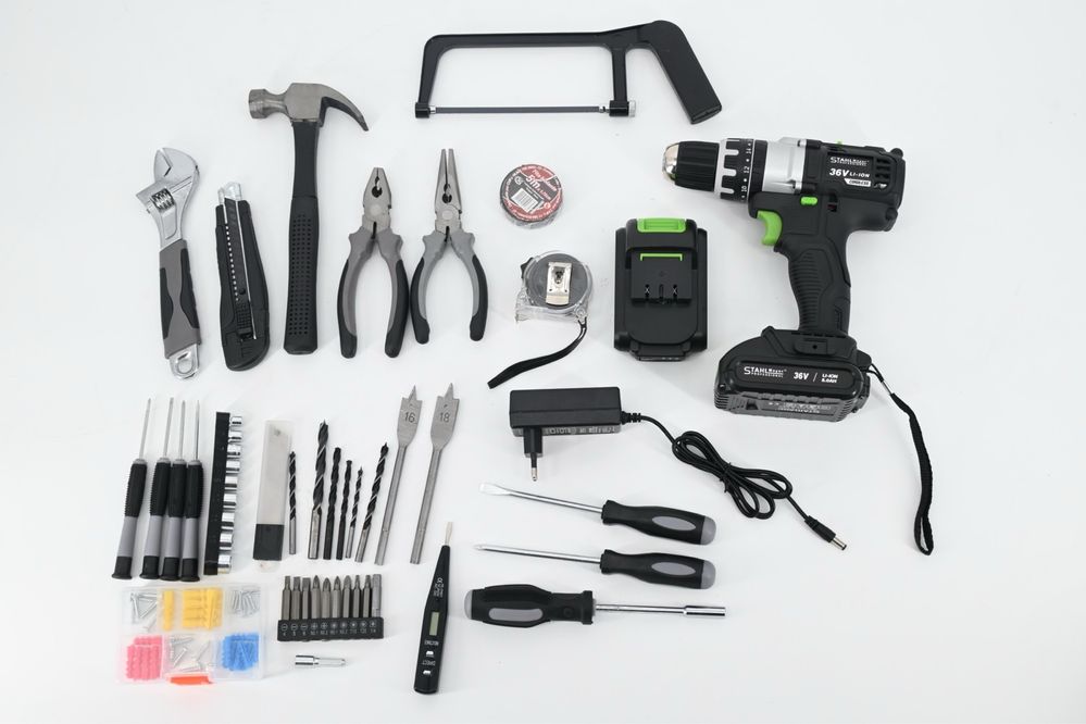 Ударен винтоверт 111 части 36V , 8.0A , STAHLMAYER