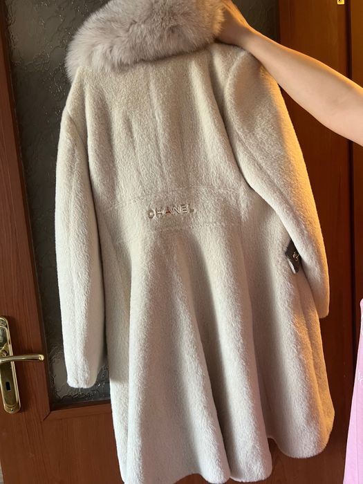 Шанел Алпака и лисица ново палто