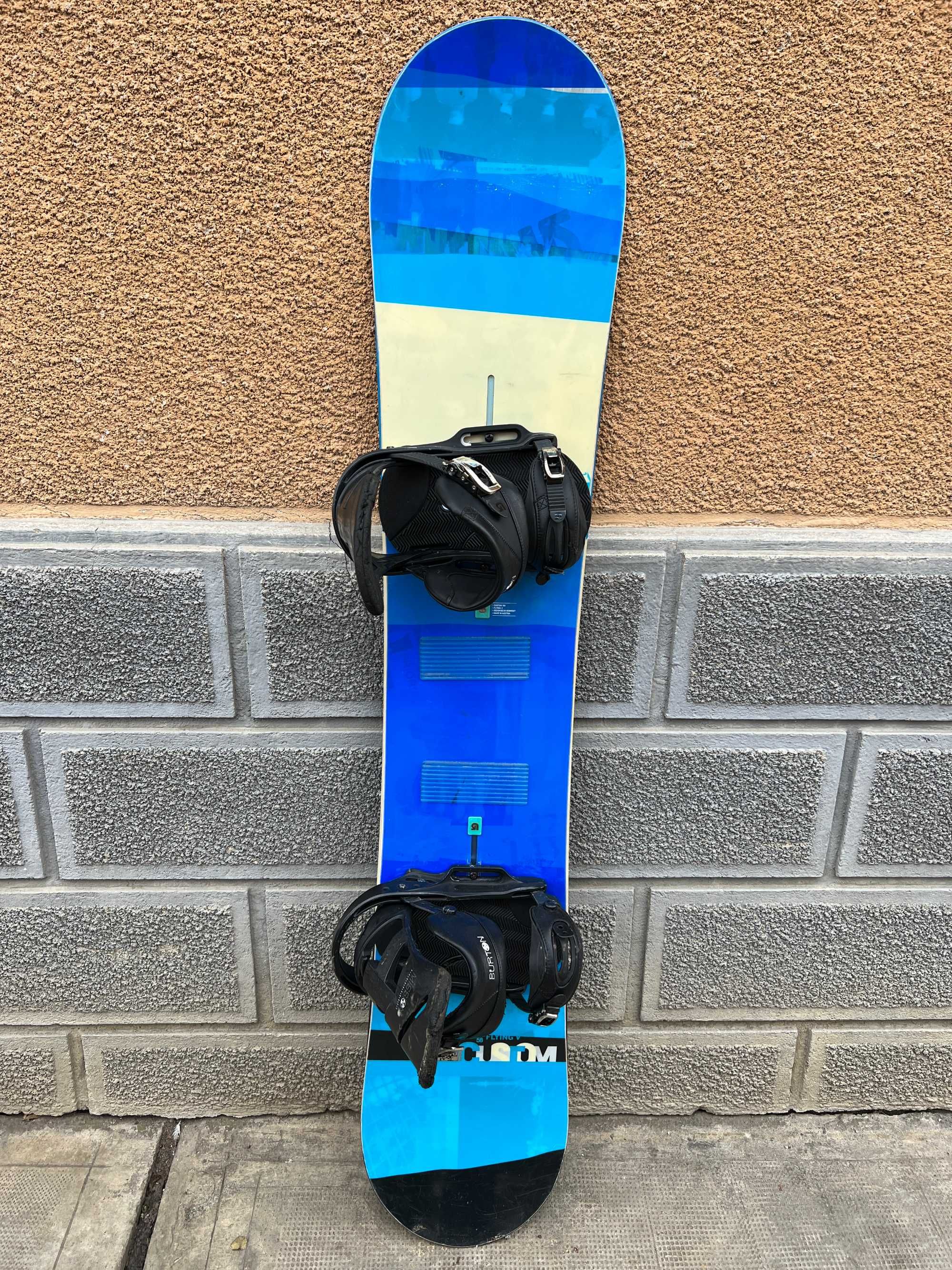placa snowboard burton custom x flying v L158