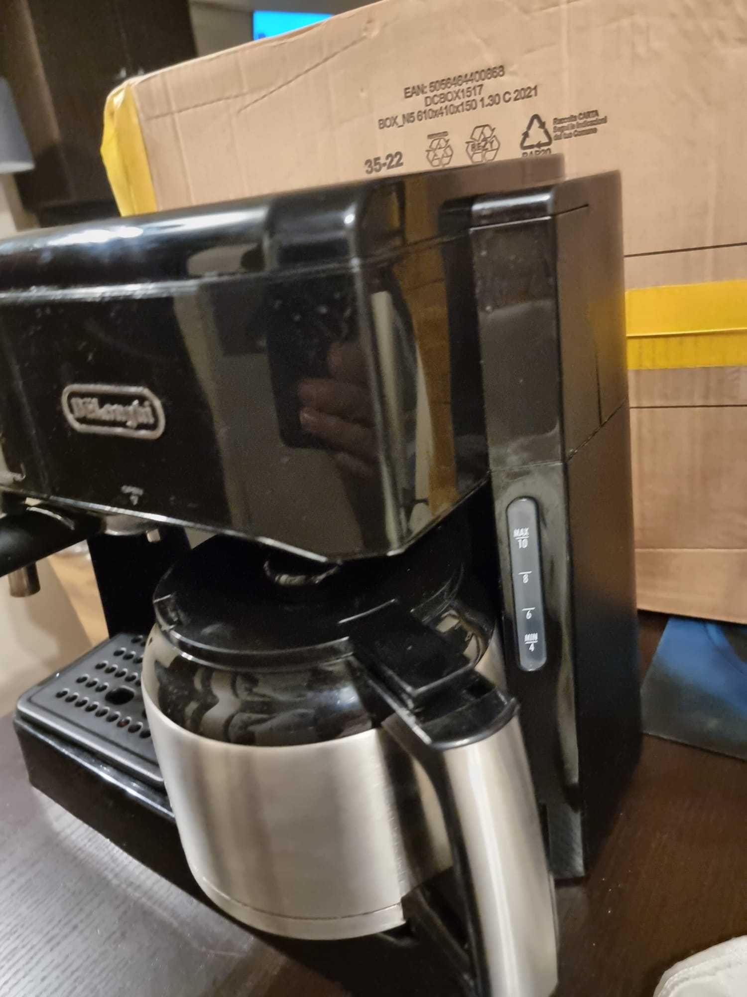 Espressor combinat DeLonghi BCO 411.B, 1750 W, 15 bari