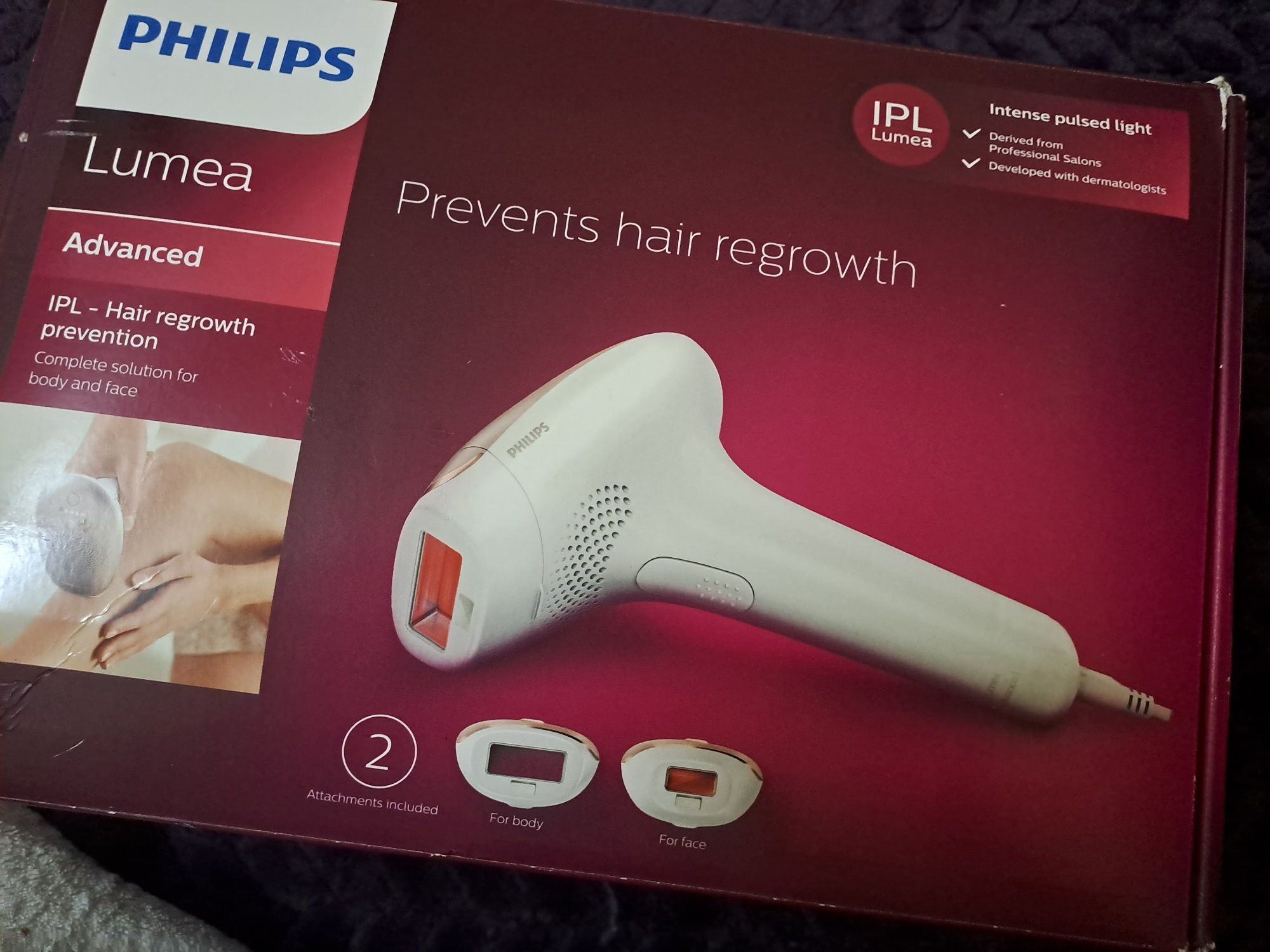 Epilator Philips lumea 2 capete