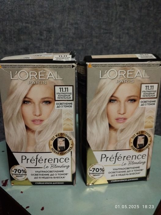L'Oréal Paris preference le blonding. Краска для волос (осветление)