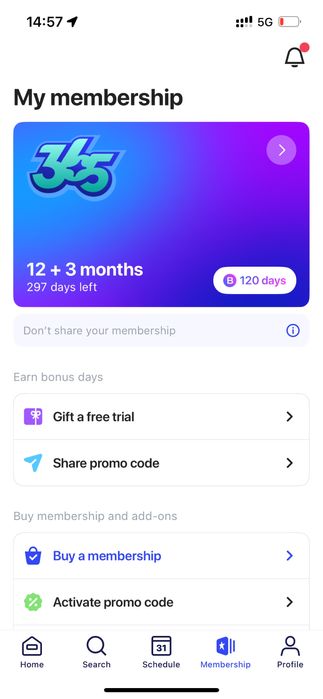 1Fit абонемент продается