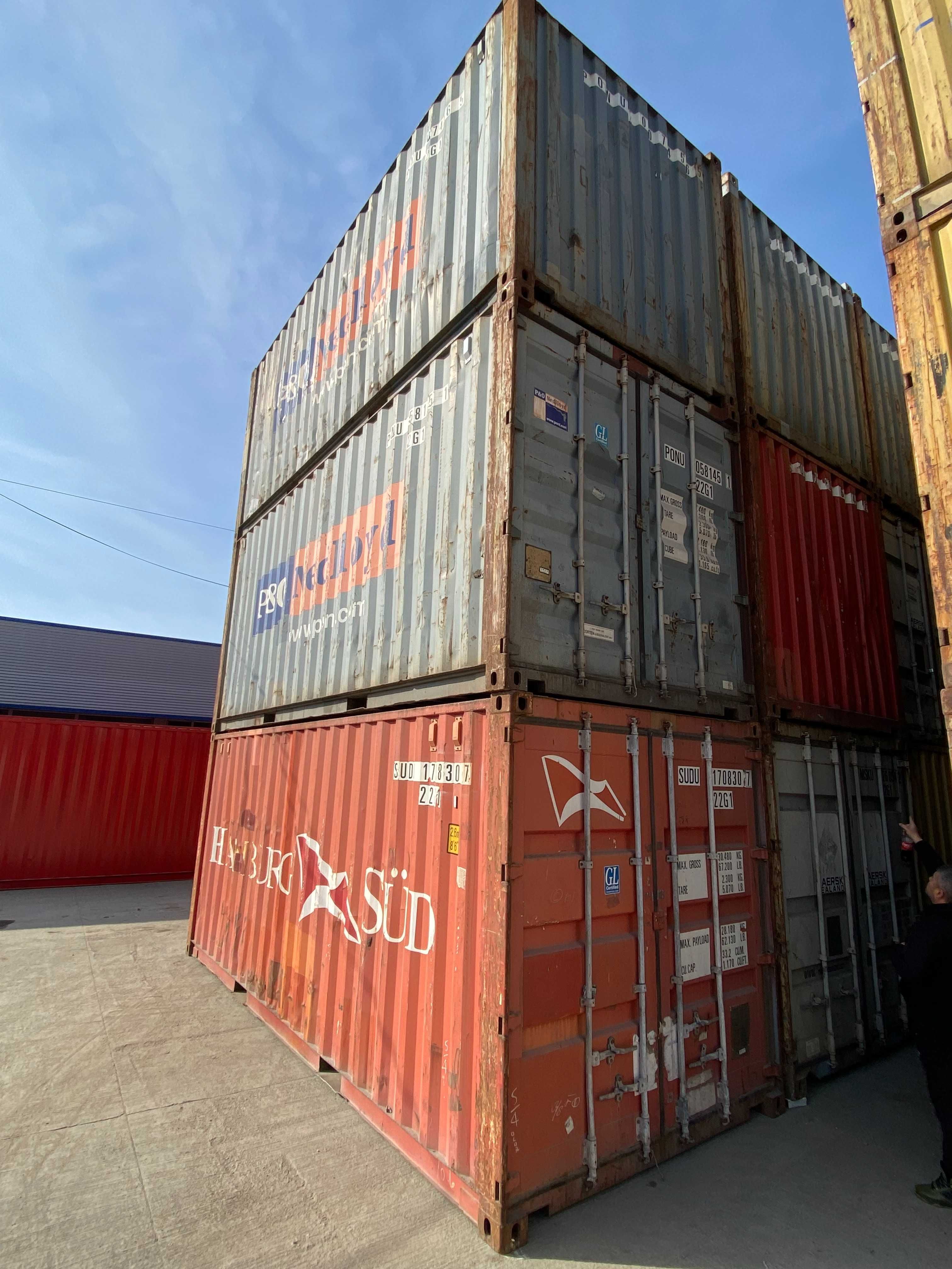 Container maritim 6m vanzare din stoc IMPORT DIRECT