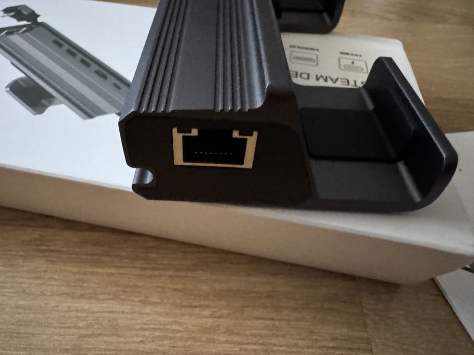 6 IN 1 Steam Dek Docking Station 4K, USB3.0, Lan Gigabit