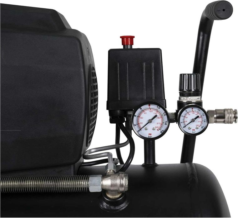 Compresor de aer LKT 240-8-24, 1100W, 8bar 24l, cu Doua manometre