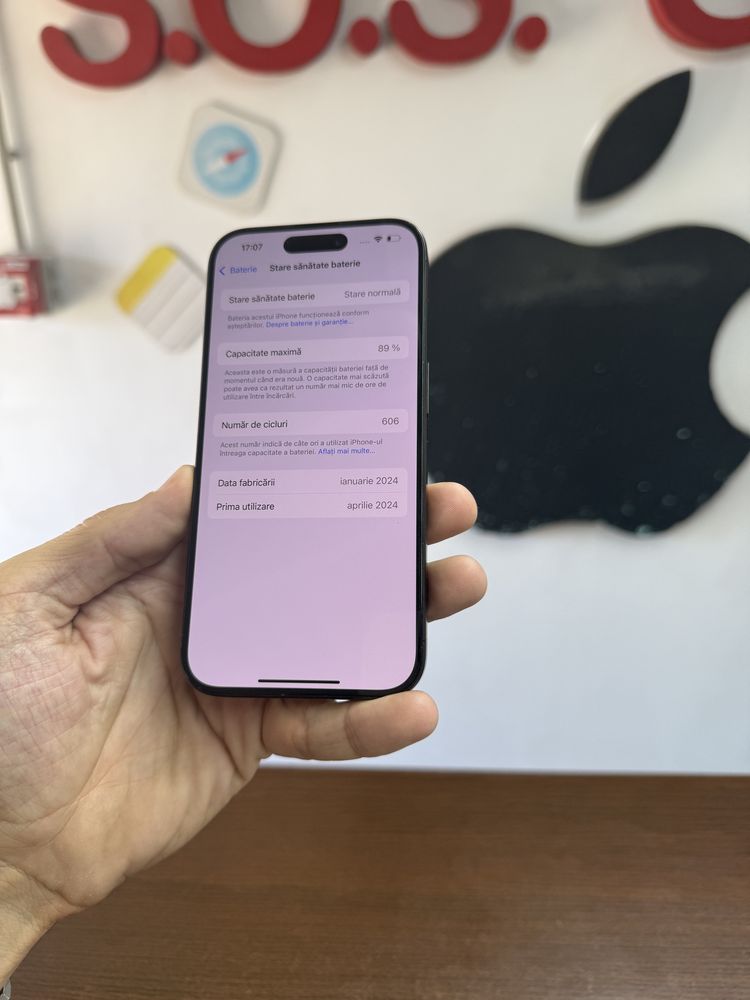 Vand Iphone 15 Pro 128Gb Black Titanium