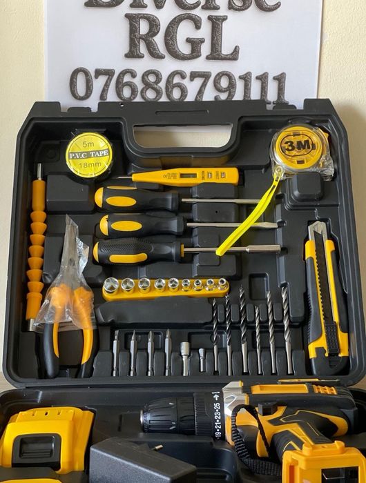 Autofiletanta Bormasina Set cu acesorii + 2 acumulatori 36V 5Ah