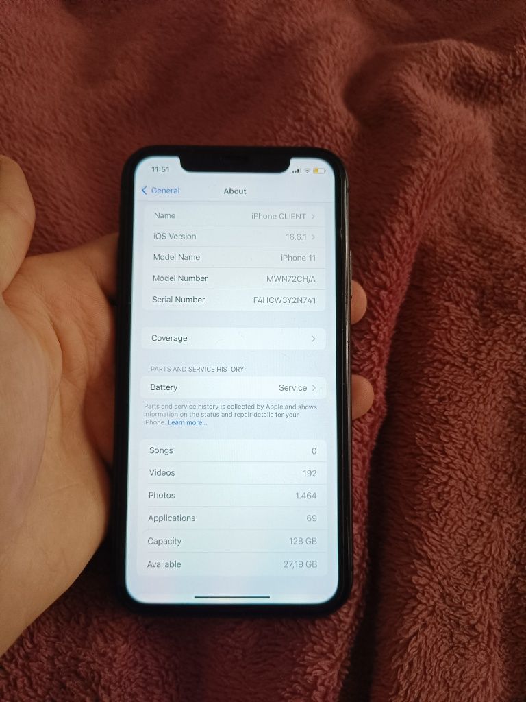 iPhone 11 128 gb Dual-sim