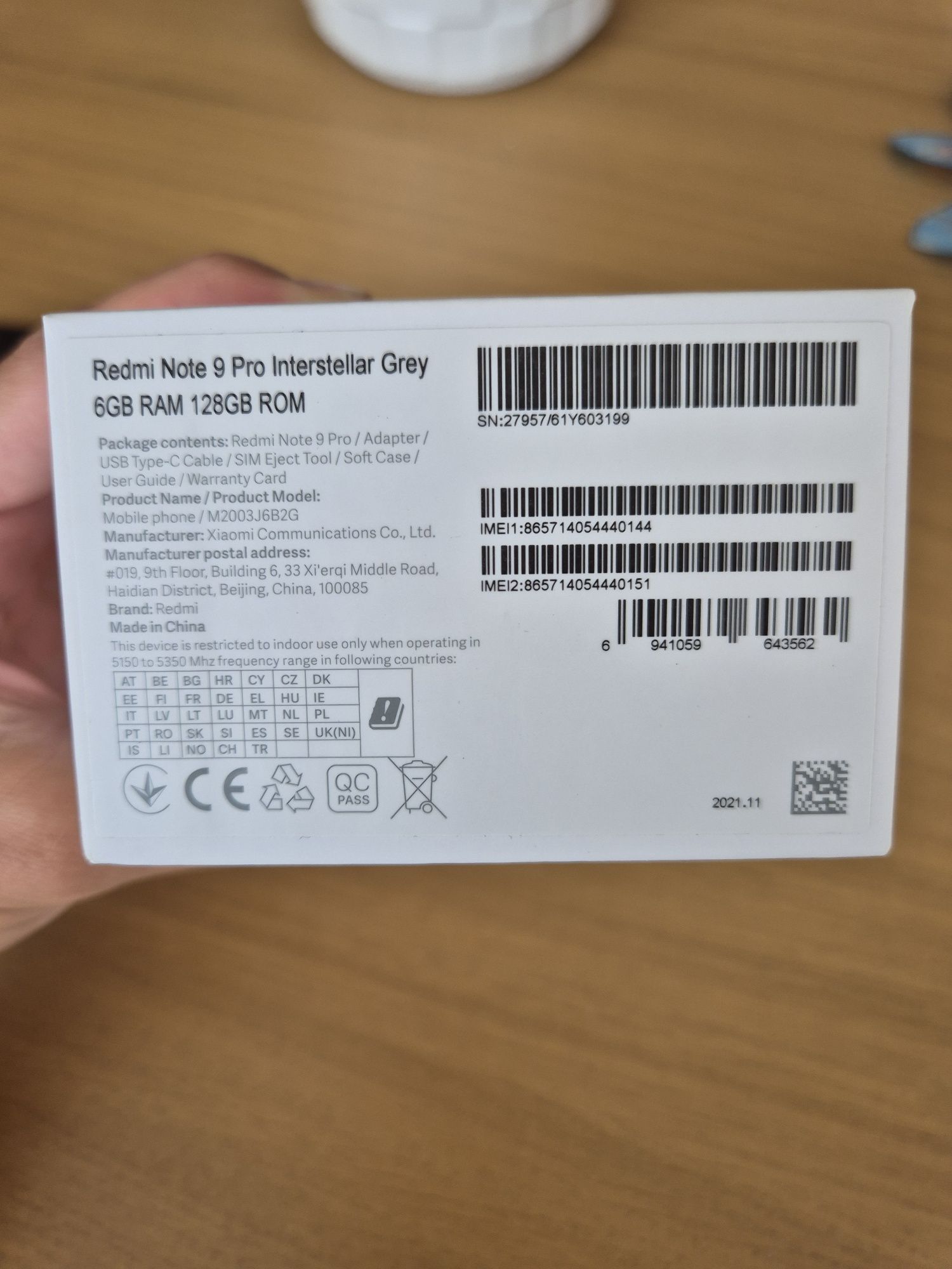 Redmi Note 9 pro