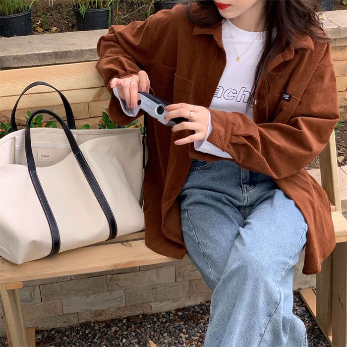 Стильная коричневая рубашка