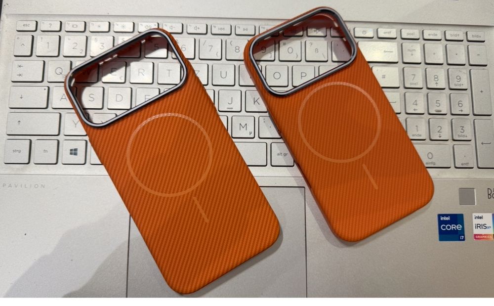 Iphone 17 PRO 17 PRO MAX Husa Hard Plastic Magsafe Ultra Slim Orange