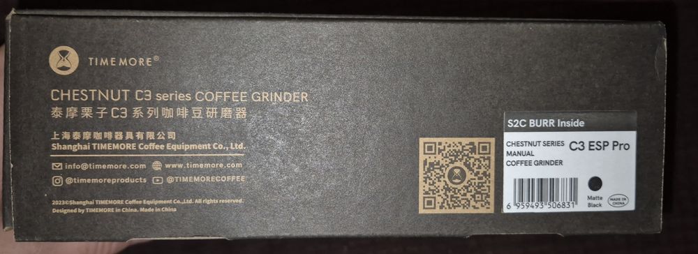 Râşniţă de cafea manuală Timemore C3 ESP PRO